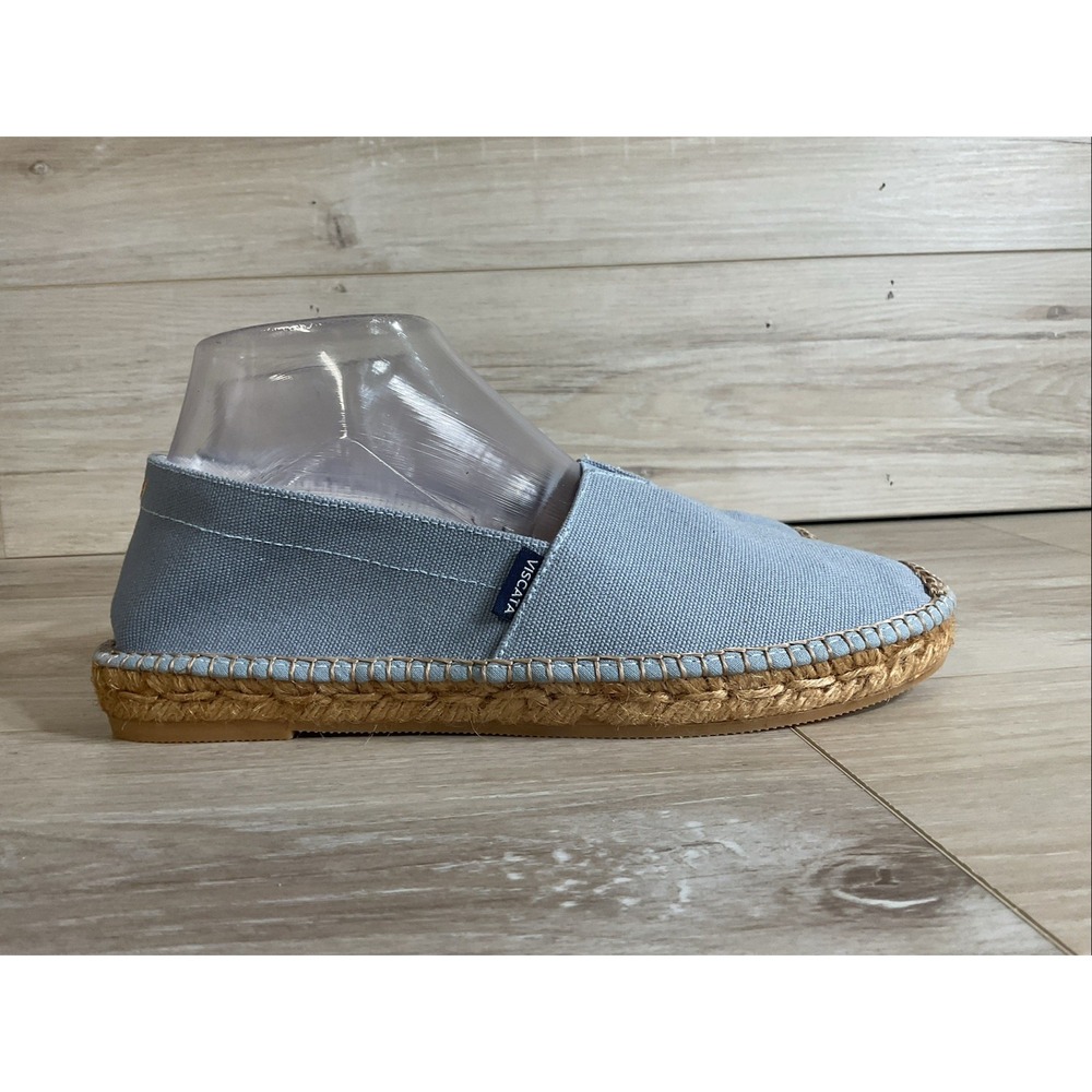 Viscata Barcelona Women's Espadrilles Slip On Comfort Blue Size 40 Coastal